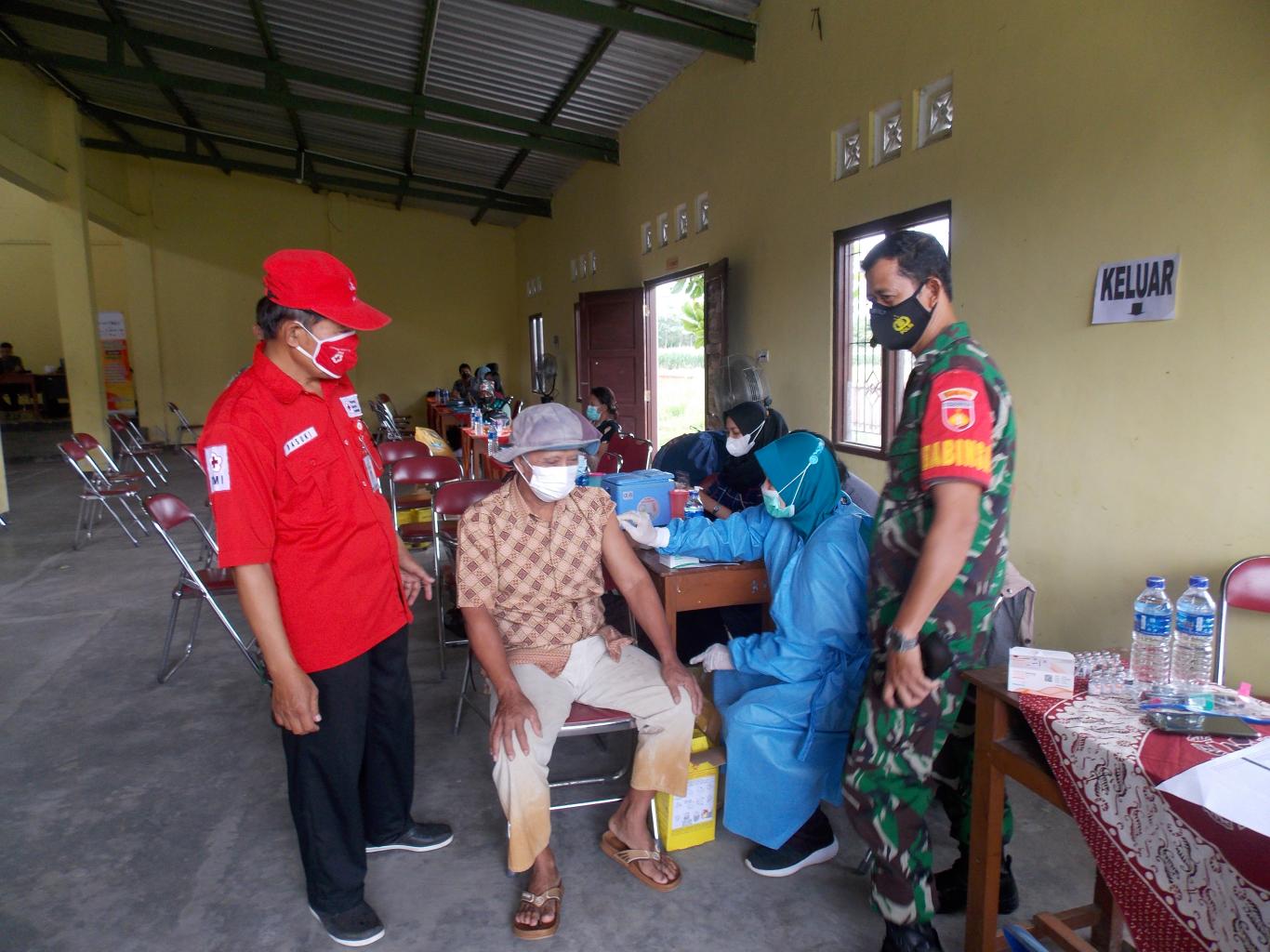 Vaksinasi Covid-19 Dosis I & II dan Pembagian Sembako