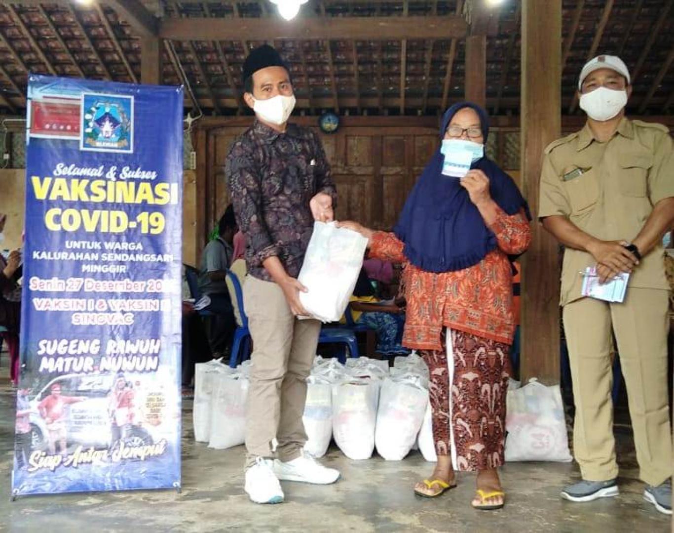 Vaksin Covid-19 Dosis I dan II serta Jemput Bola bagi warga Kalurahan Sendangsari