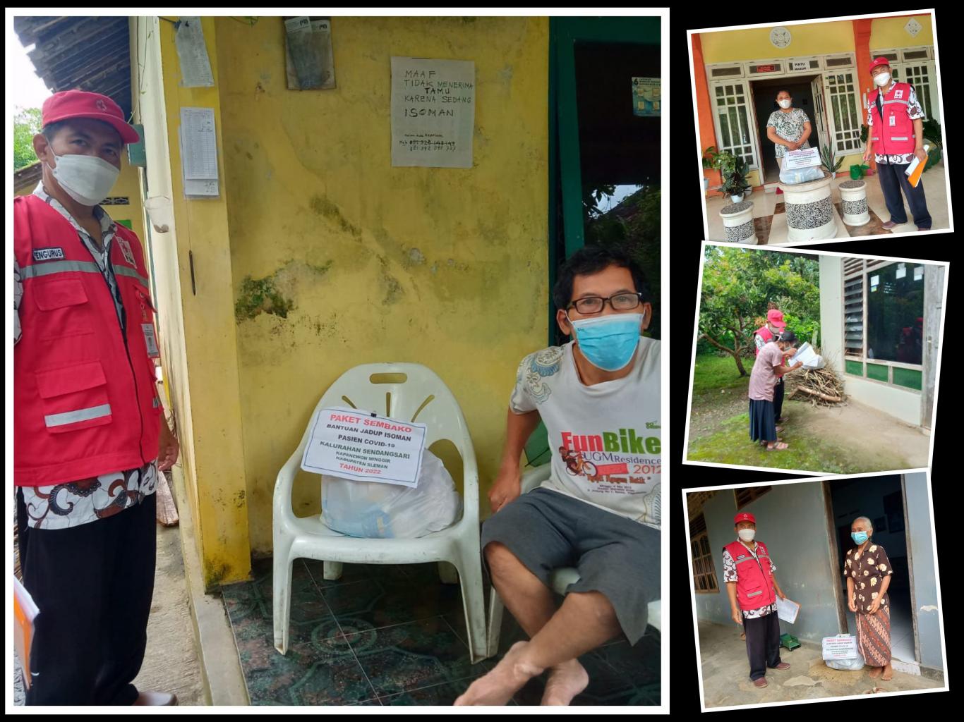 PENYALURAN JADUP BAGI WARGA YANG ISOLASI MANDIRI