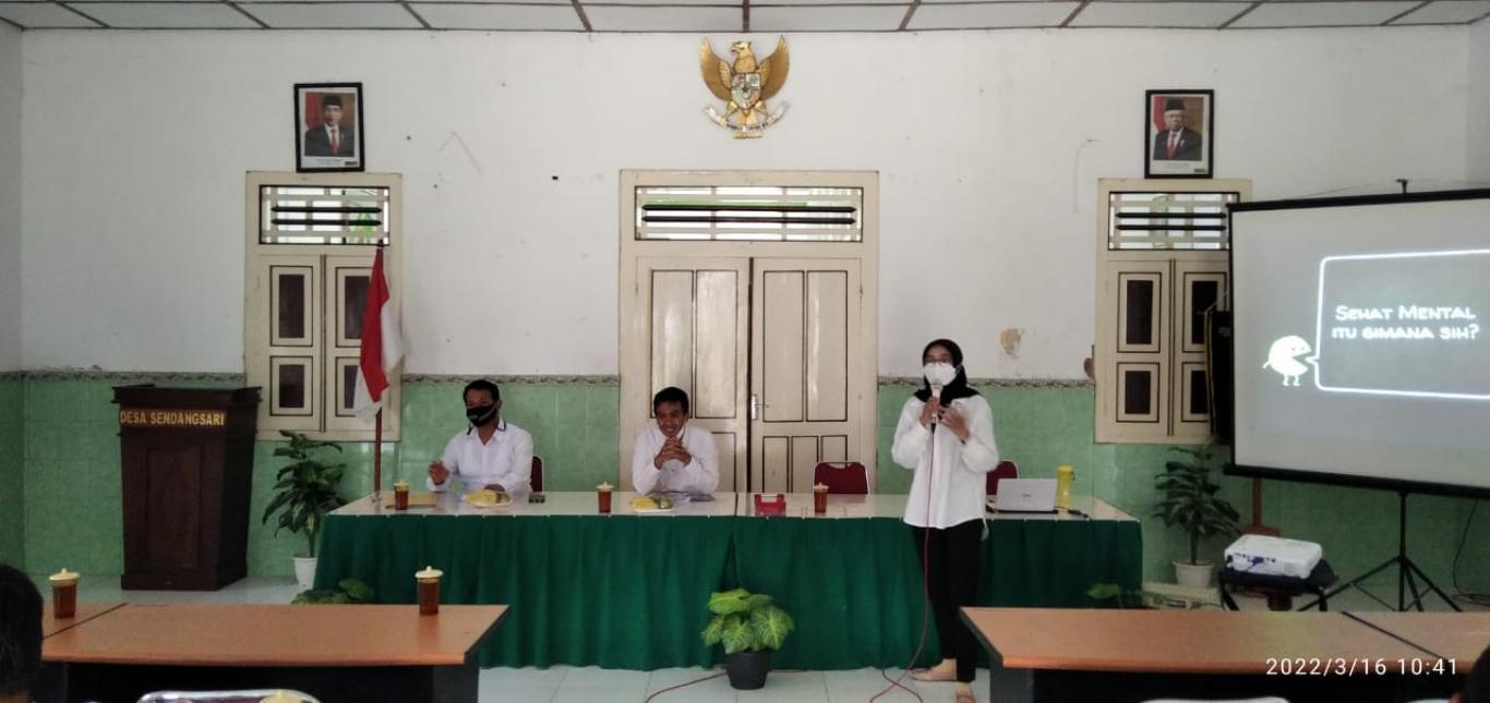 Penyuluhan Kesehatan Mental dari Puskesmas Minggir.