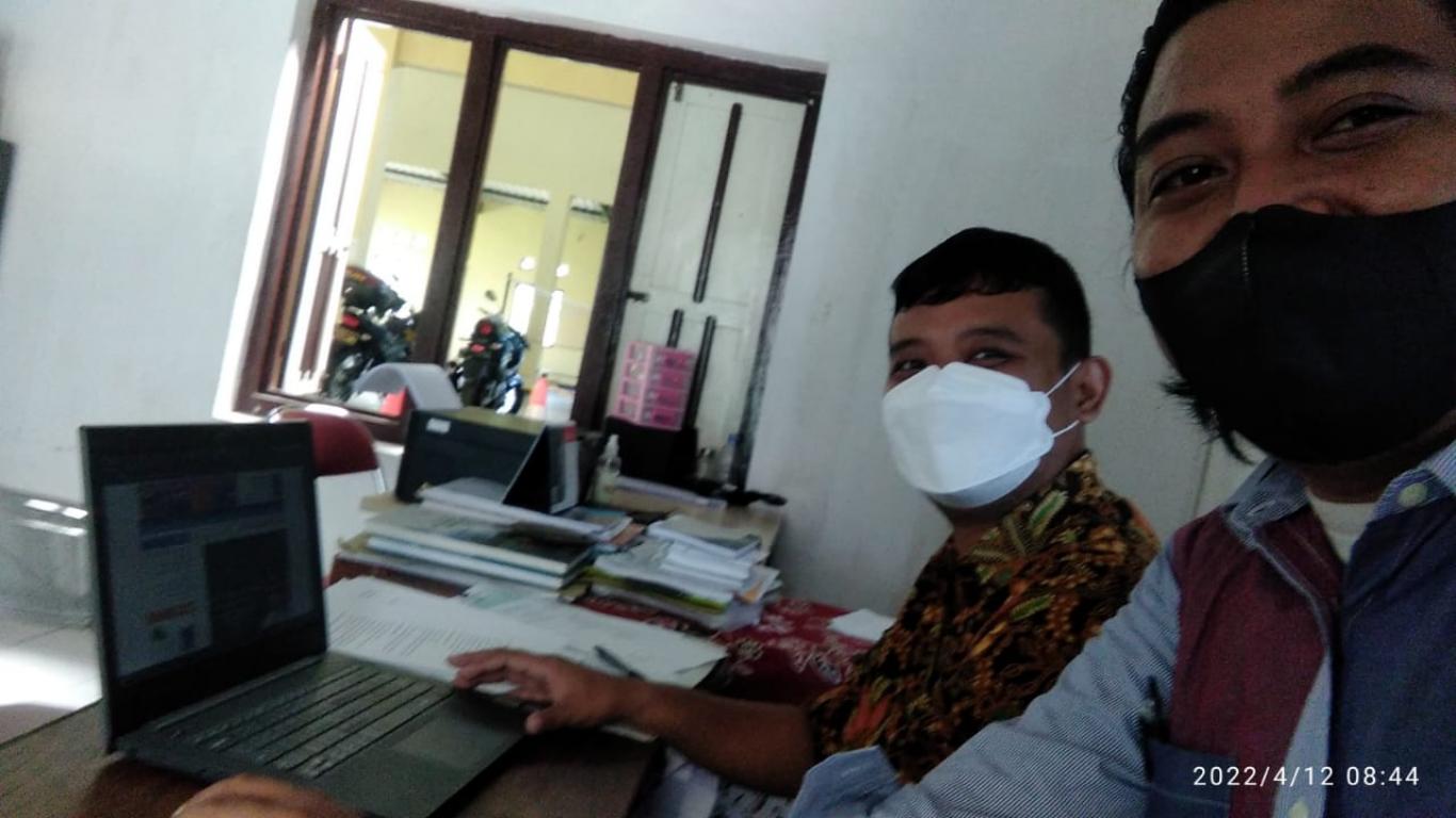 Kunjungan Pendamping SID Kalurahan Sendangsari