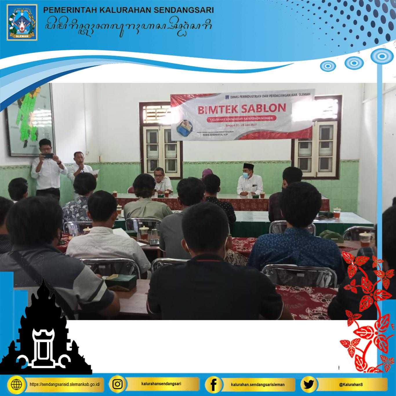 Pelatihan Sablon Bagi Anggota Karang Taruna Tekad Mandiri Kalurahan Sendangsari.