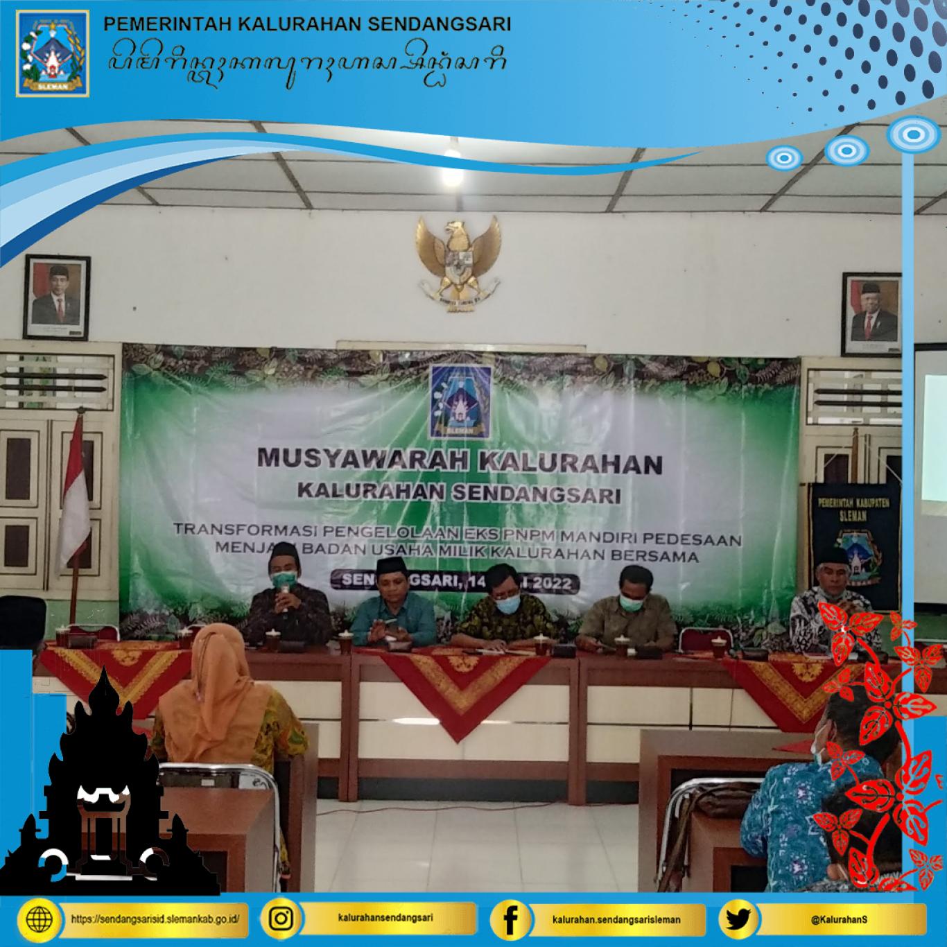 Musyawarah Kalurahan Sendangsari mengenai transformasi pengelolaan eks PNPM Mandiri Pedesaan