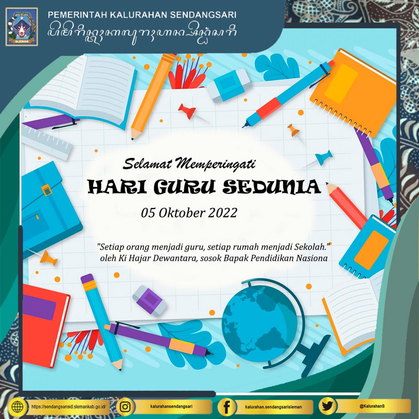 Hari Guru Sedunia, 5 Oktober 2022