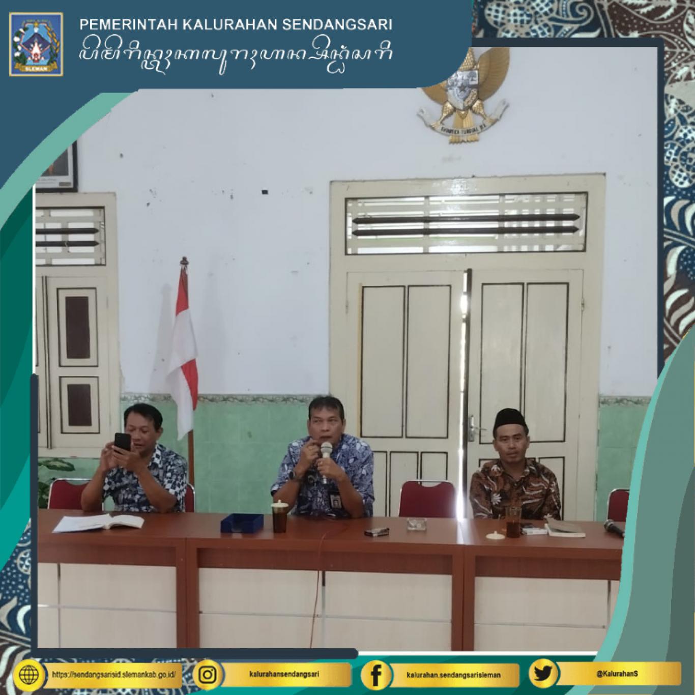 Panewu Minggir Hadiri Rakor Mingguan
