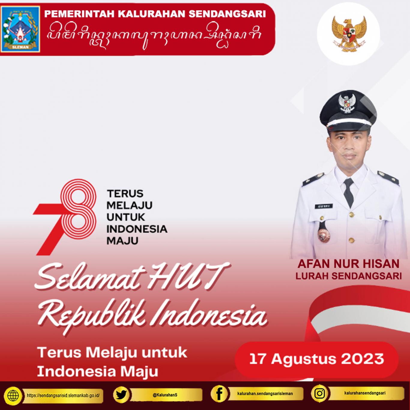 Hari Ulang Tahun ke-78 Kemerdekaan Republik Indonesia