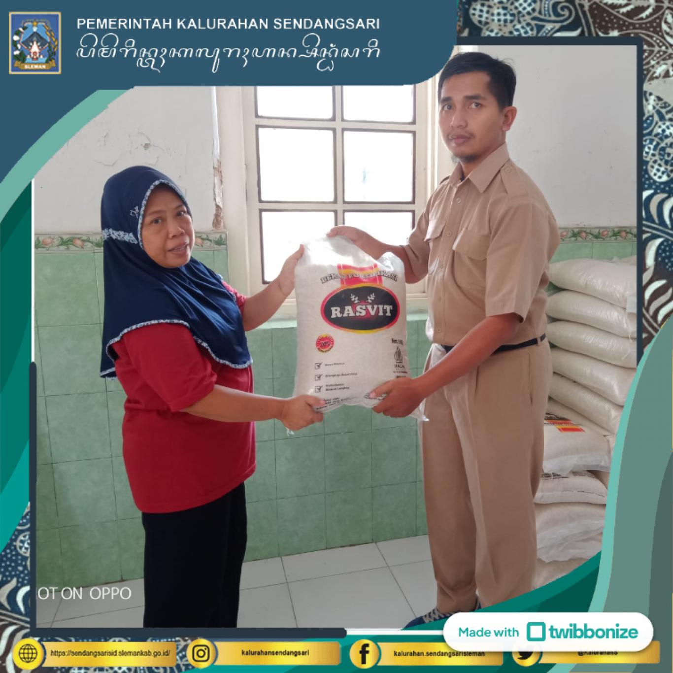 Penyerahan Bantuan Beras Fortifikasi Untuk Ibu Hamil