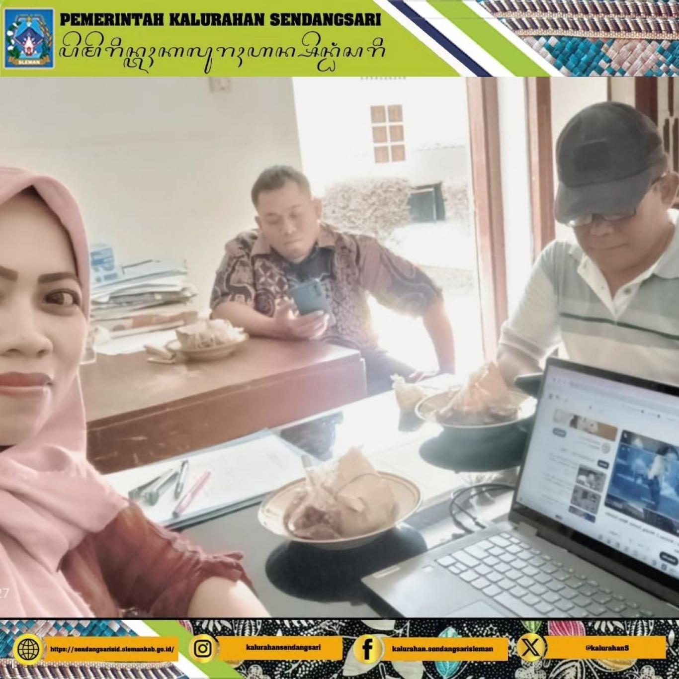 Piket PPS dan Sekretariar PPS dalam Masa Akhir Pengurusan DPTb (Pindah Pemilih) Pemilu 2024