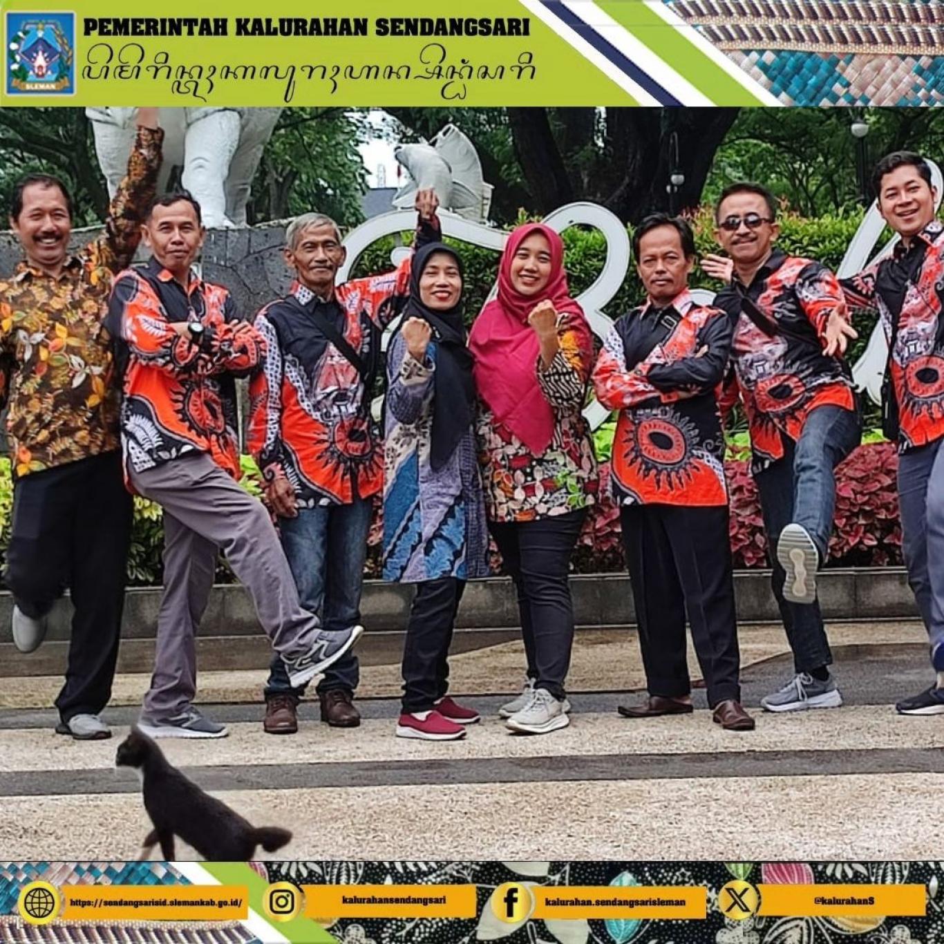 Lurah dan 12 Dukuh Kalurahan Sendangsari Mengikuti Studi Banding ke Pemerintah Kota Bandung