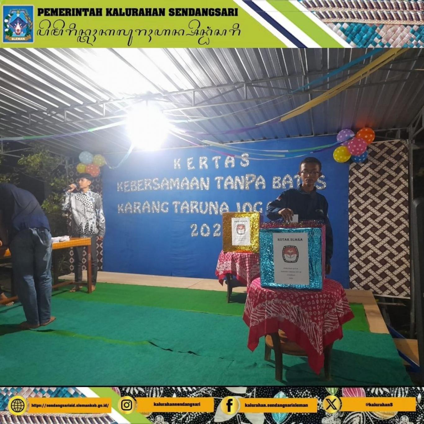 Pemilihan Pengurus Baru Karang Taruna TEKAD MANDIRI Unit 03
