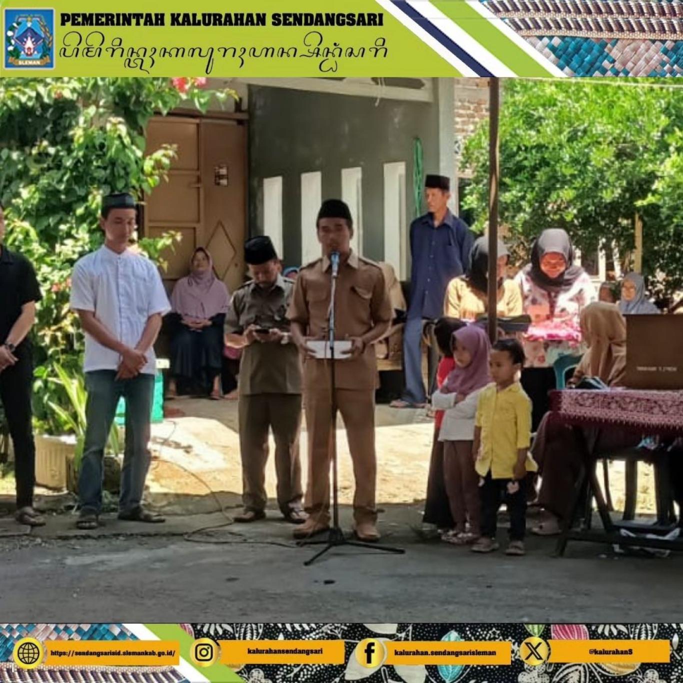 Lurah Sendangsari Melayat Atas Meninggalnya Warga Dusun Plembon