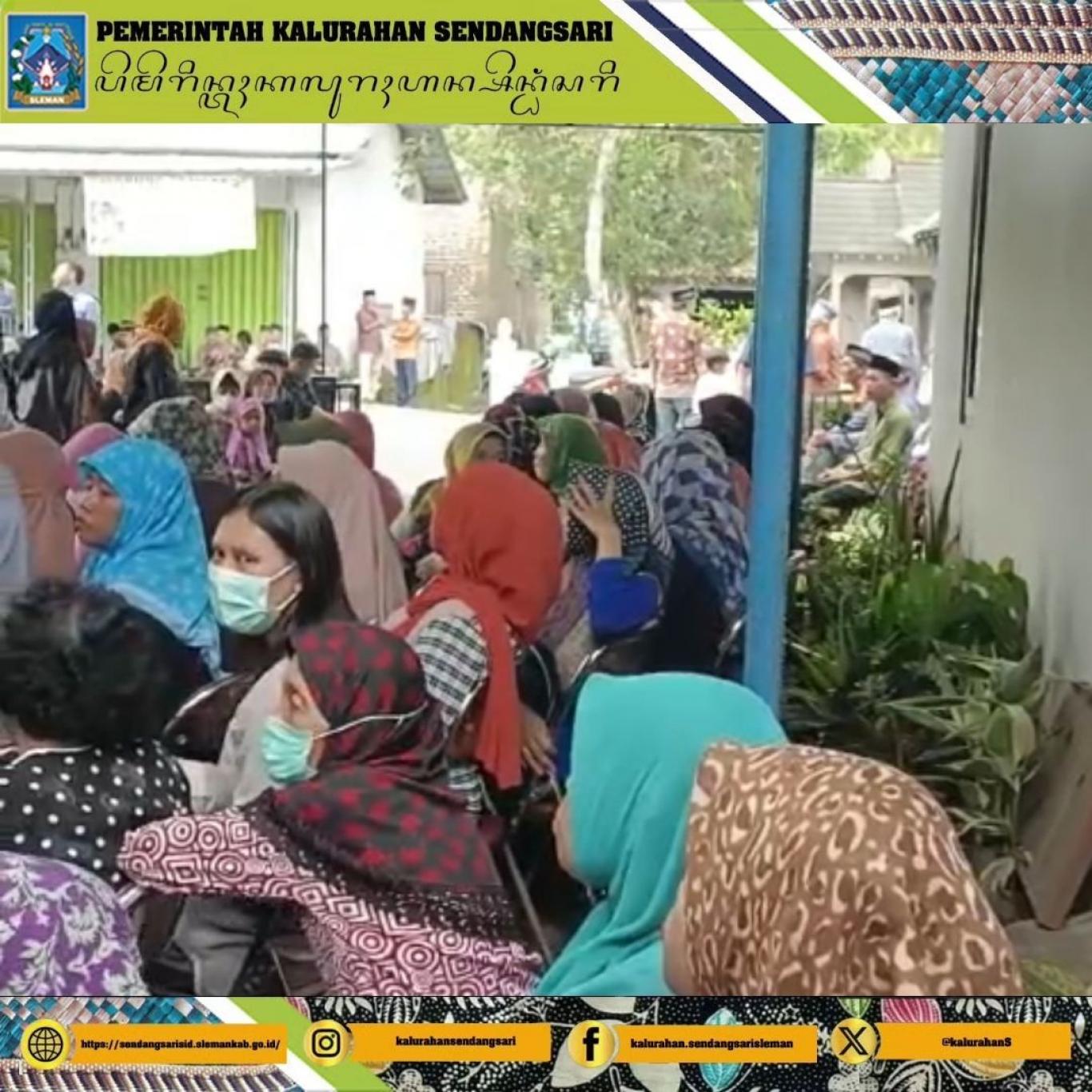 Lurah Sendangsari Melayat Atas Meninggalnya Warga Gatak Sendangsari
