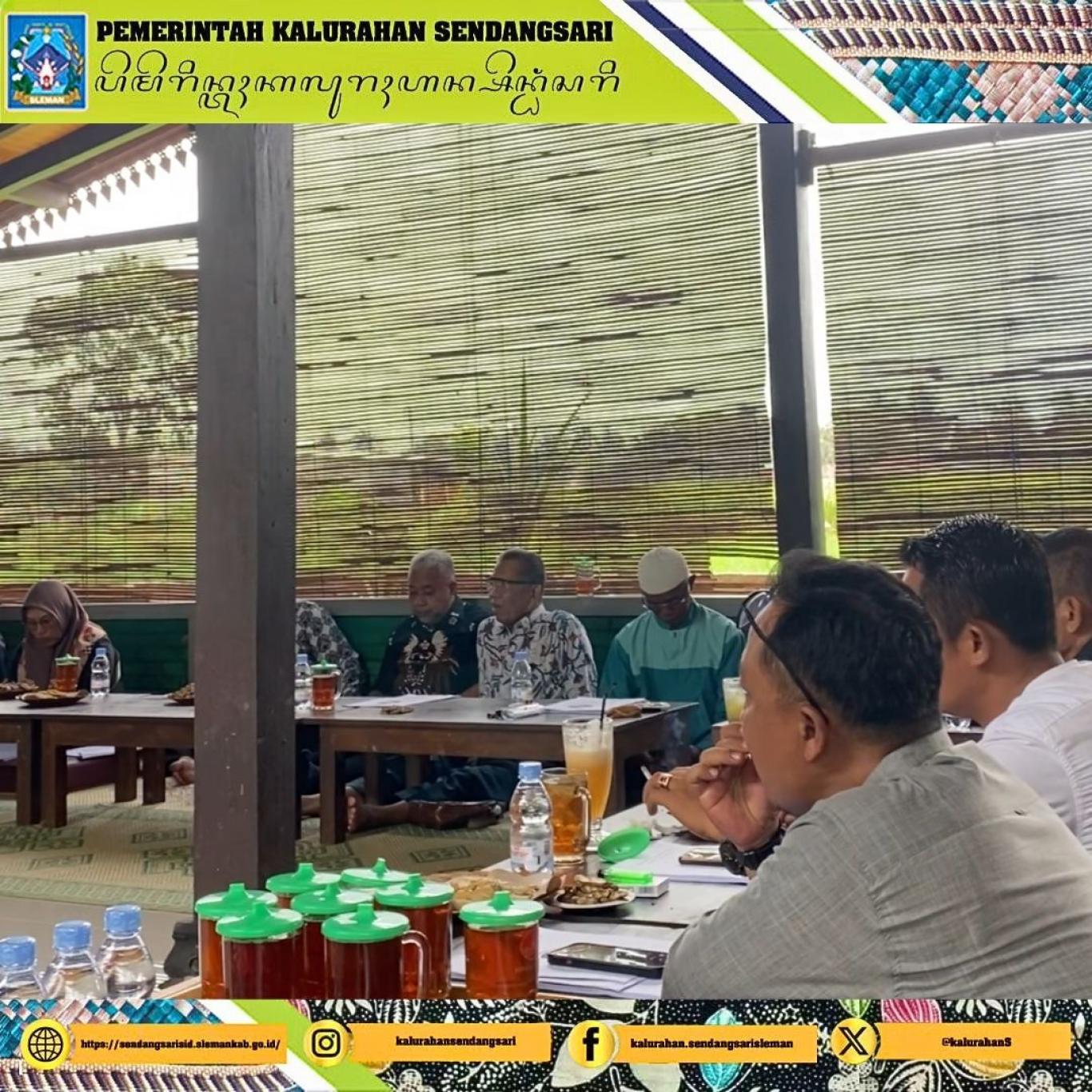 Lurah Sendangsari Menghadiri Pra Musyawarah Antar Kalurahan 2024