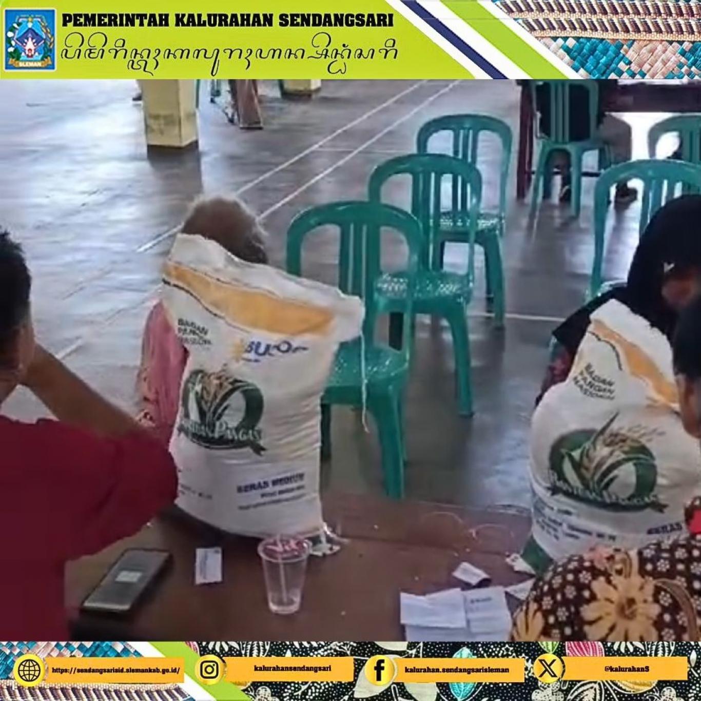 Penyampaian Beras CPP Lewat POS Bulan Februari 2024 Sendangsari