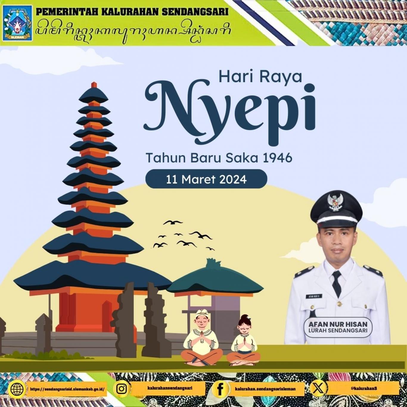 Hari Raya Nyepi 11 Maret 2024