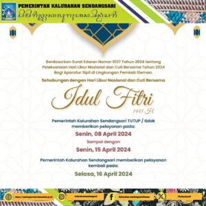 Libur Hari Raya Idul Fitri 1445H dan Cuti Bersama