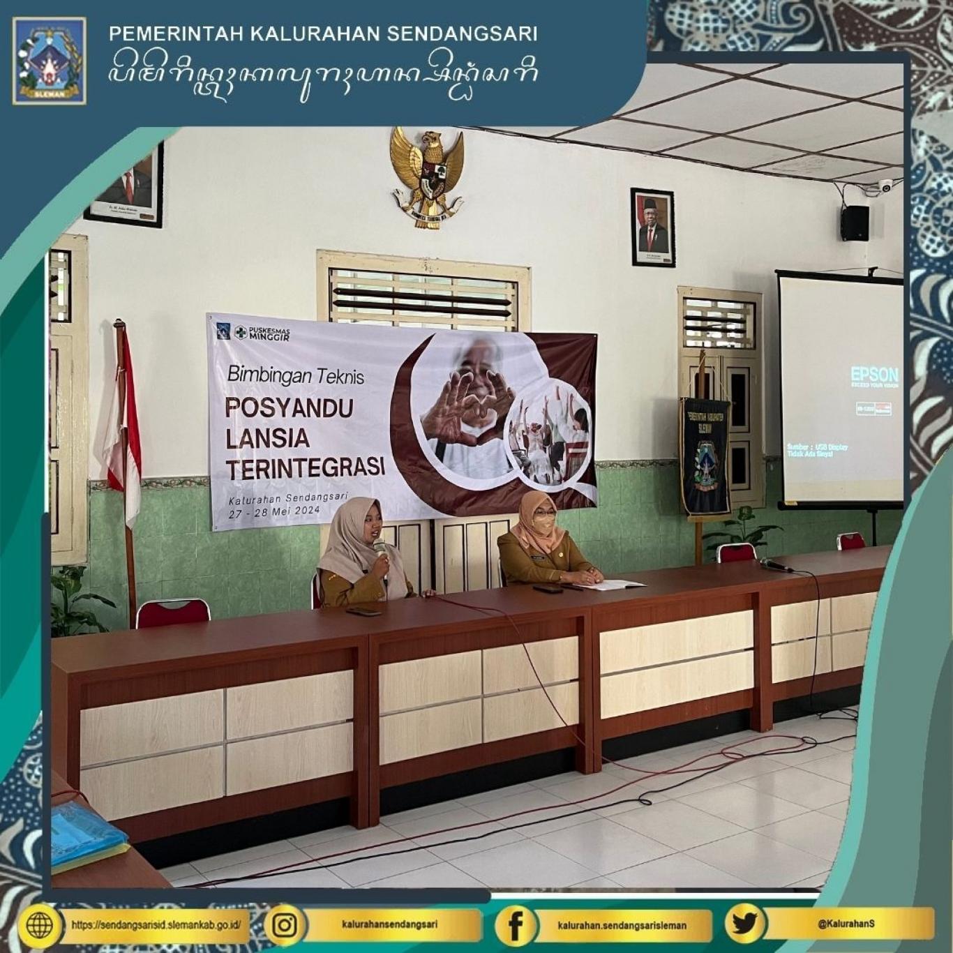 Bimbingan Teknis Posyandu Lansia Terintegrasi Sendangsari