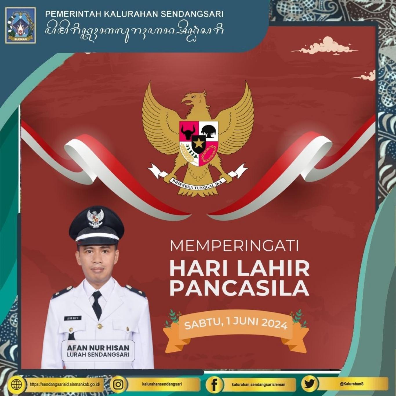 Hari Lahir Pancasila 1 Juni 2024