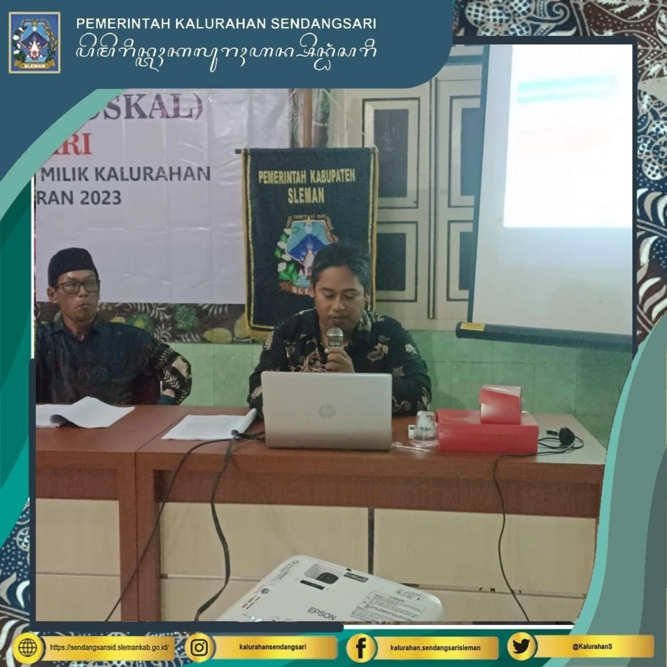 Musyawarah Kalurahan LPJ Bumkal Sari Mumpuni Kalurahan Sendangsari