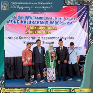 Lurah Sendangsari Menghadiri Pelantikan Pamong Kalurahan Sumberarum