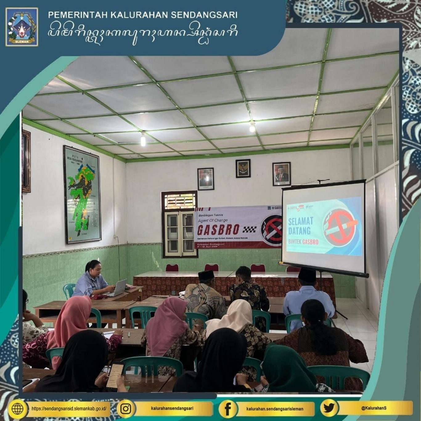 Bimtek Gerakan Keluarga Bebas Asap Rokok (GASBRO) Sendangsari