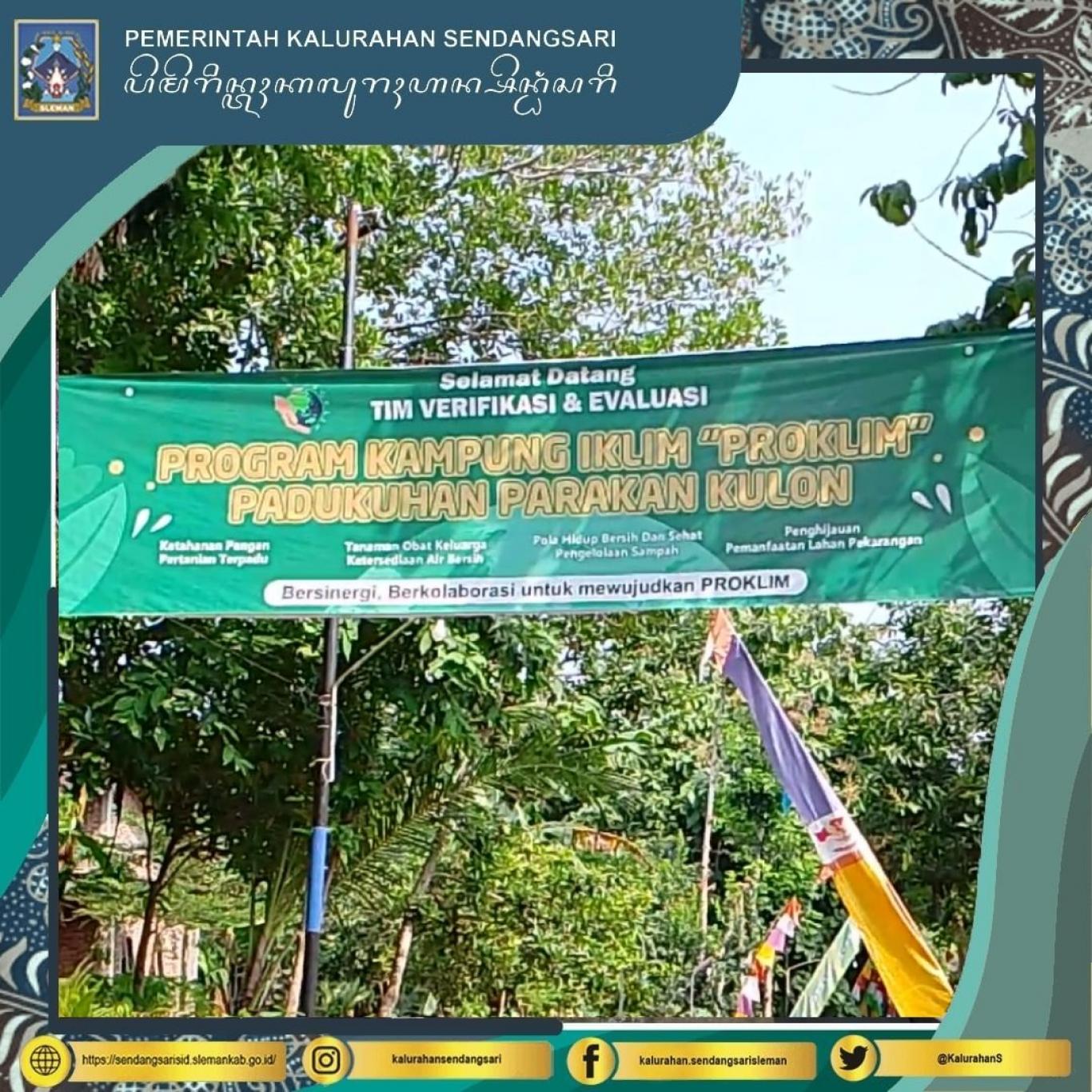 Evaluasi Program Kampung Iklim “ProKlim” Padukuhan Parakan Kulon