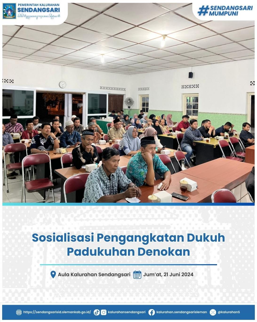 Sosialisasi Pengangkatan Dukuh Padukuhan Denokan