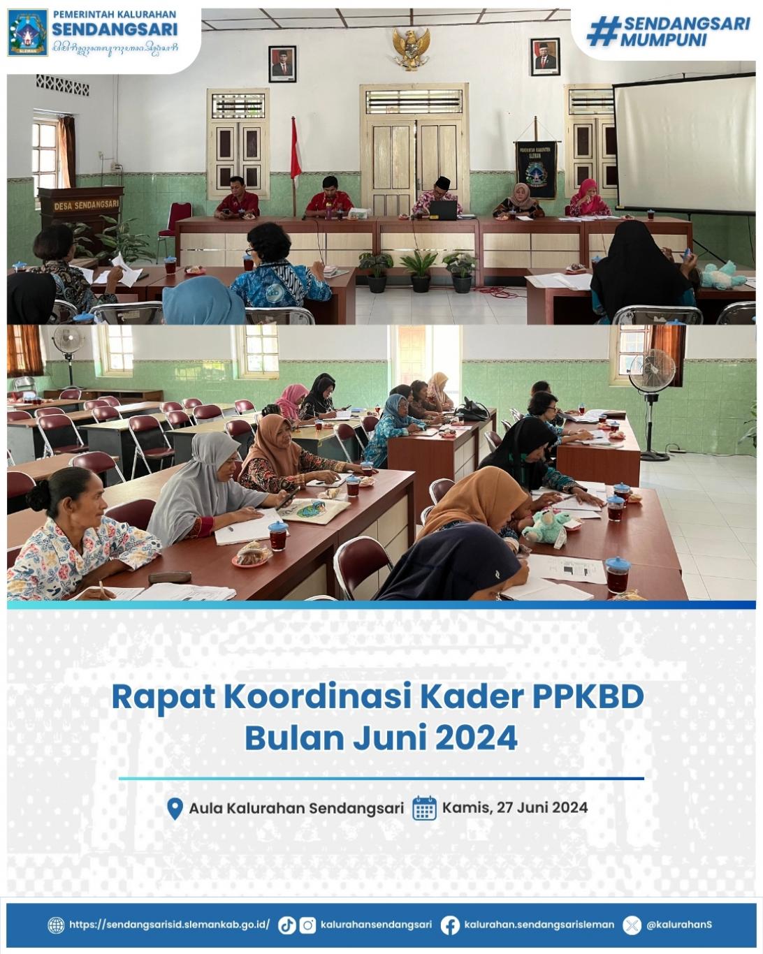 Rakor Kader PPKBD Bulan Juni 2024