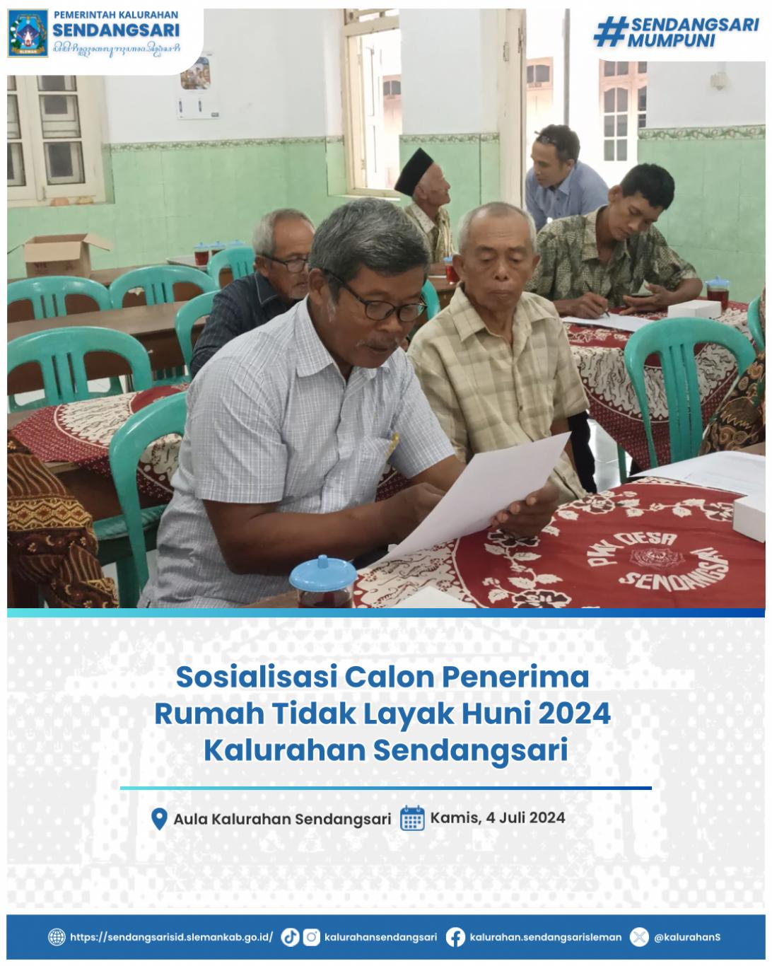 Sosialisasi Calon Penerima RLTH 2024