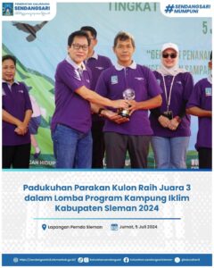 Padukuhan Parakan Kulon Raih Juara 3 dalam Lomba Program Kampung Iklim 2024