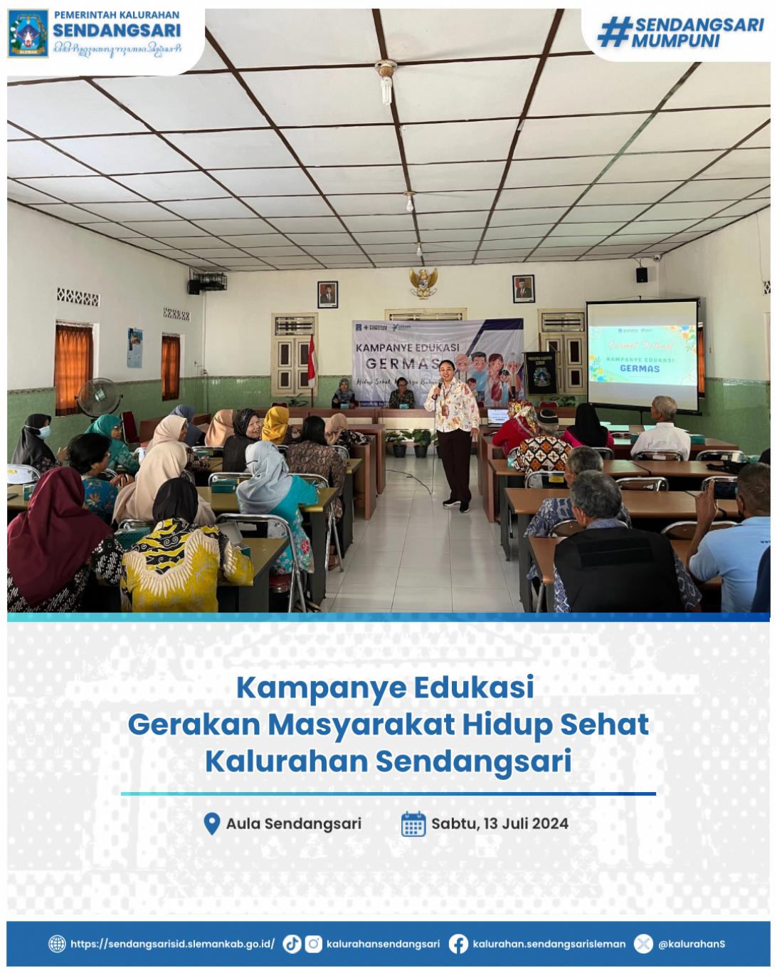 Kampanye Edukasi Germas Kalurahan Sendangsari