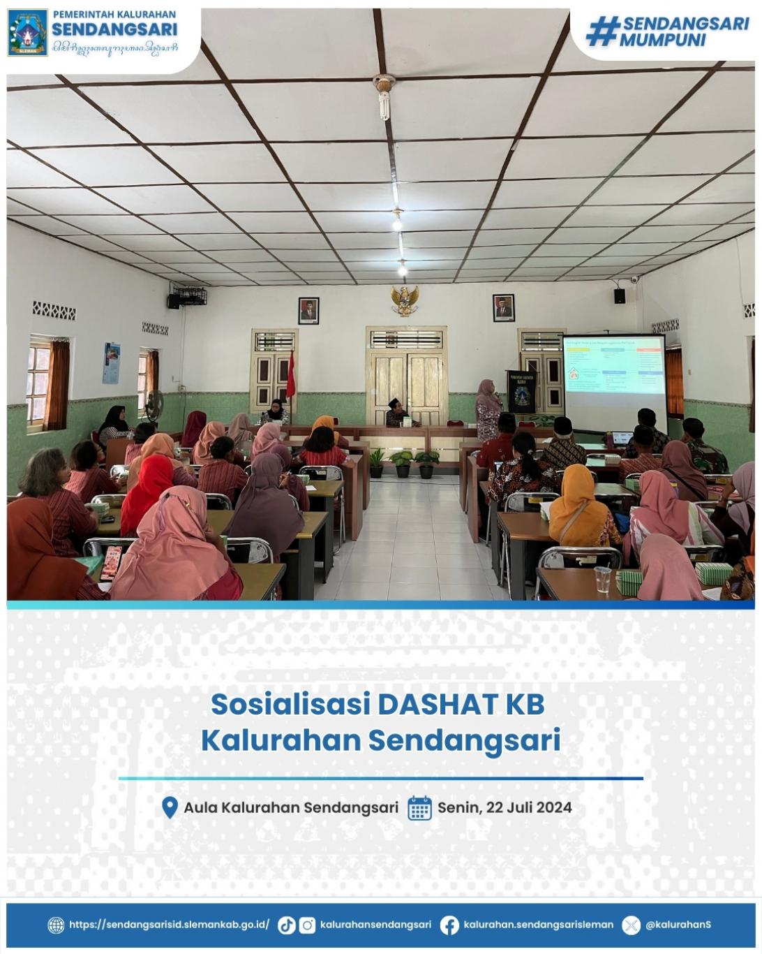 Sosialisasi DASHAT KB Kalurahan Sendangsari
