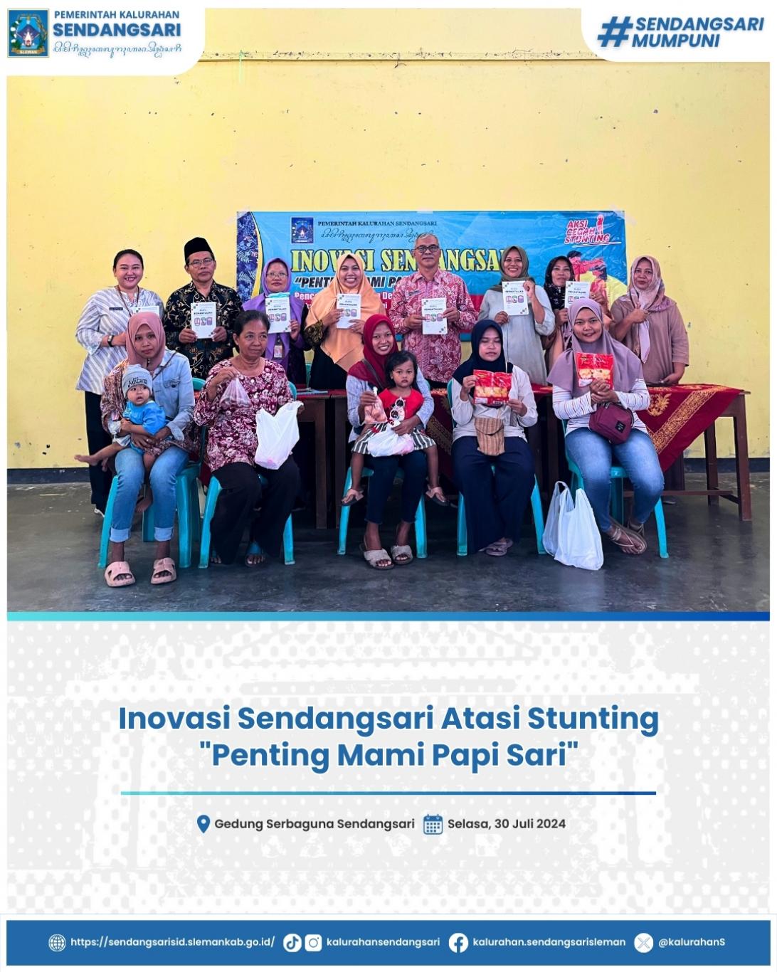 Inovasi Sendangsari Atasi Stunting PENTING MAMI PAPI SARI