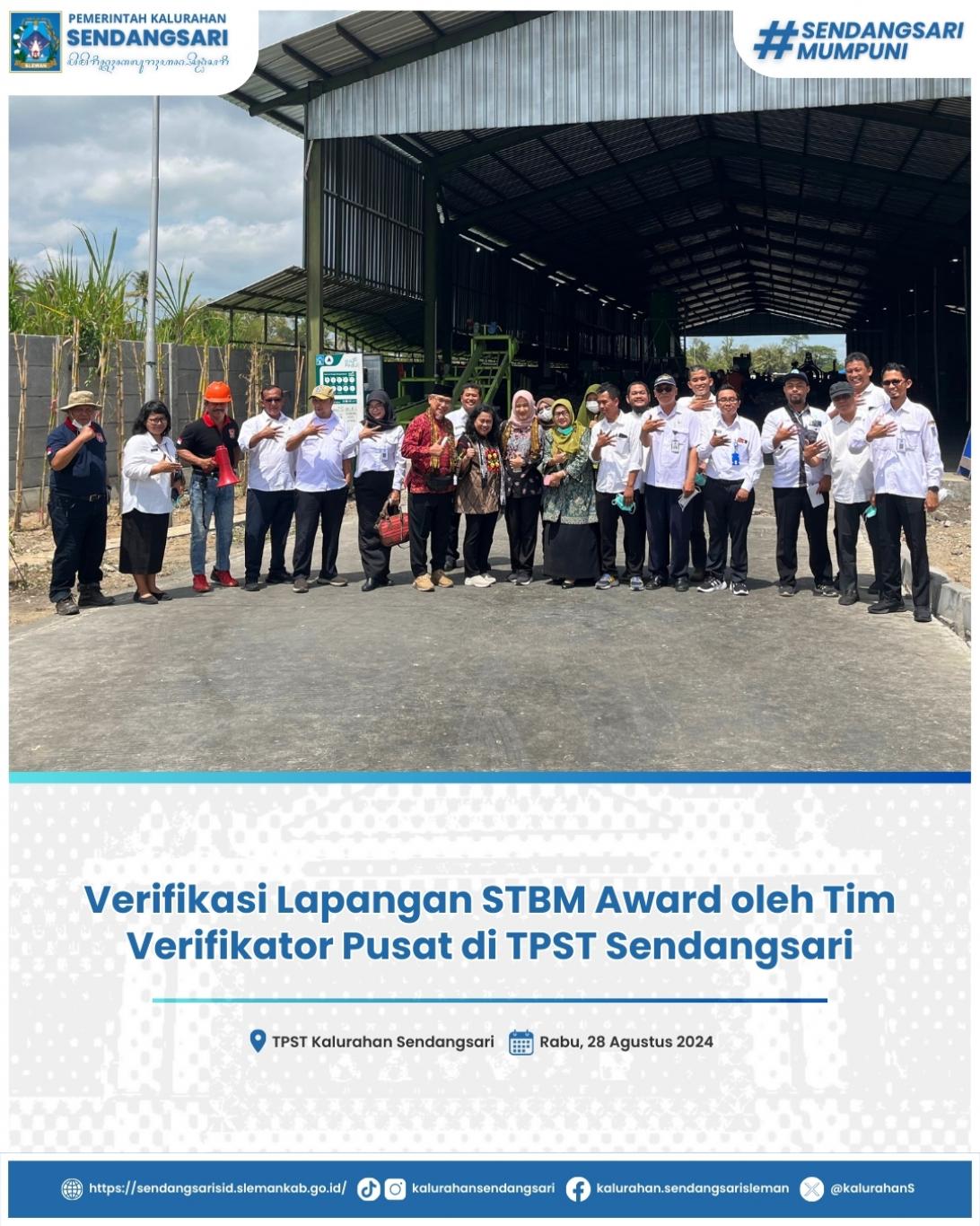 Verifikasi Lapangan STBM Award oleh Tim Verifikator Pusat di TPST Sendangsari