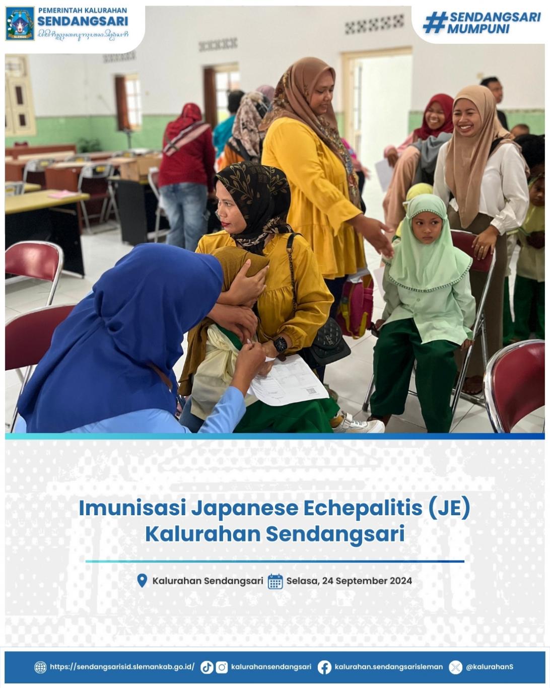 Imunisasi Japanese Echepalitis (JE) Kalurahan Sendangsari