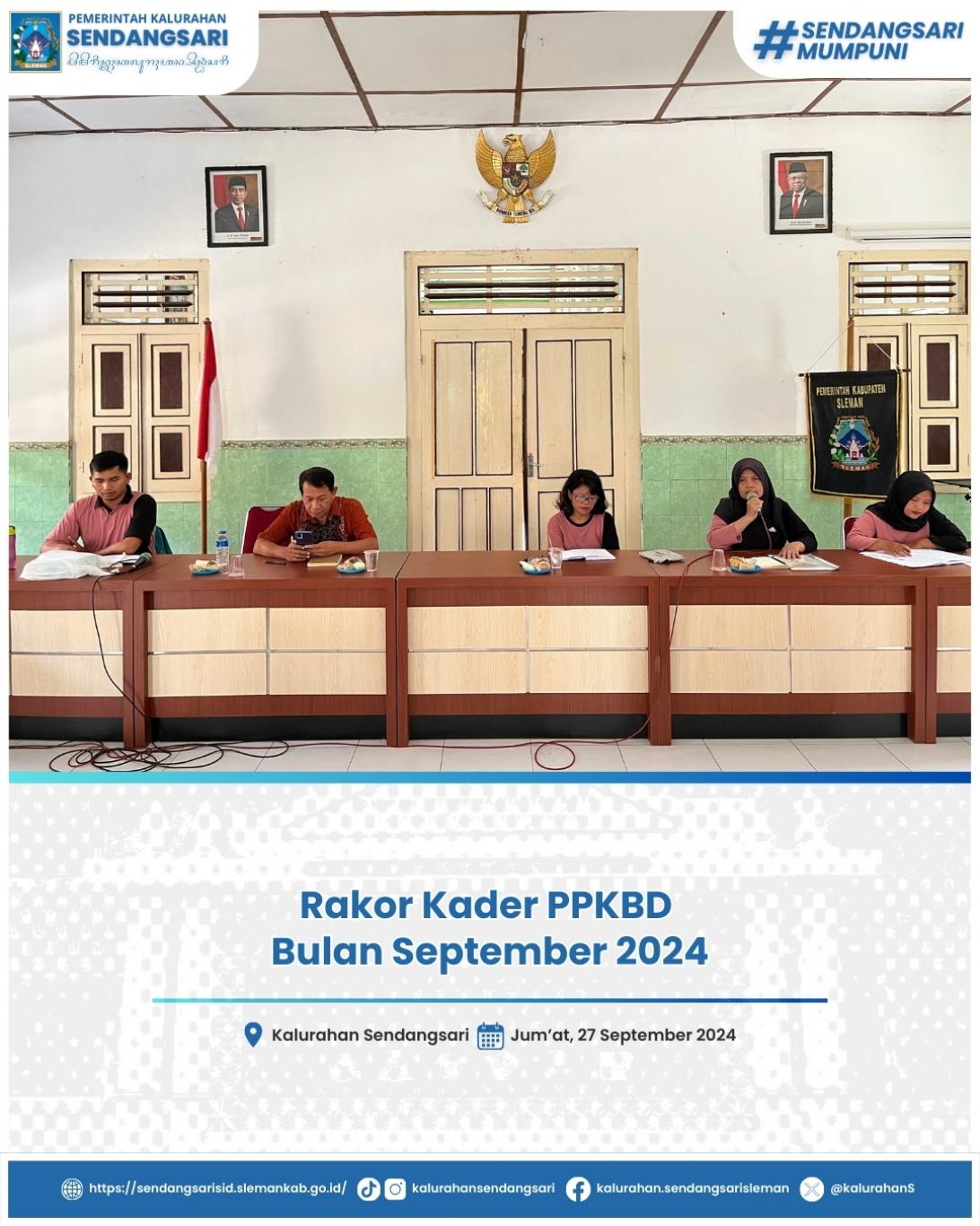 Rakor Kader PPKBD Bulan September 2024