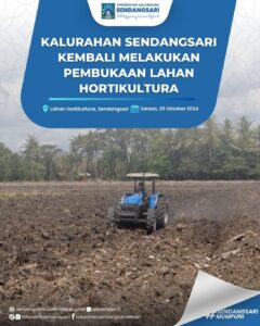 Kalurahan Sendangsari Kembali Melakukan Pembukaan Lahan Hortikultura