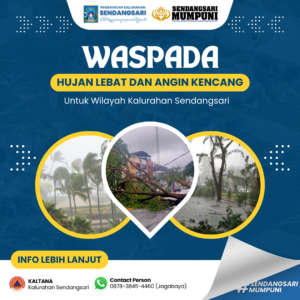 Waspada Hujan Lebat dan Angin Kencang