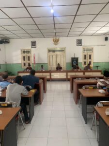 Evaluasi dan koordinasi dana simpan pinjam Gapoktan guyup rukun Kalurahan Sendangsari