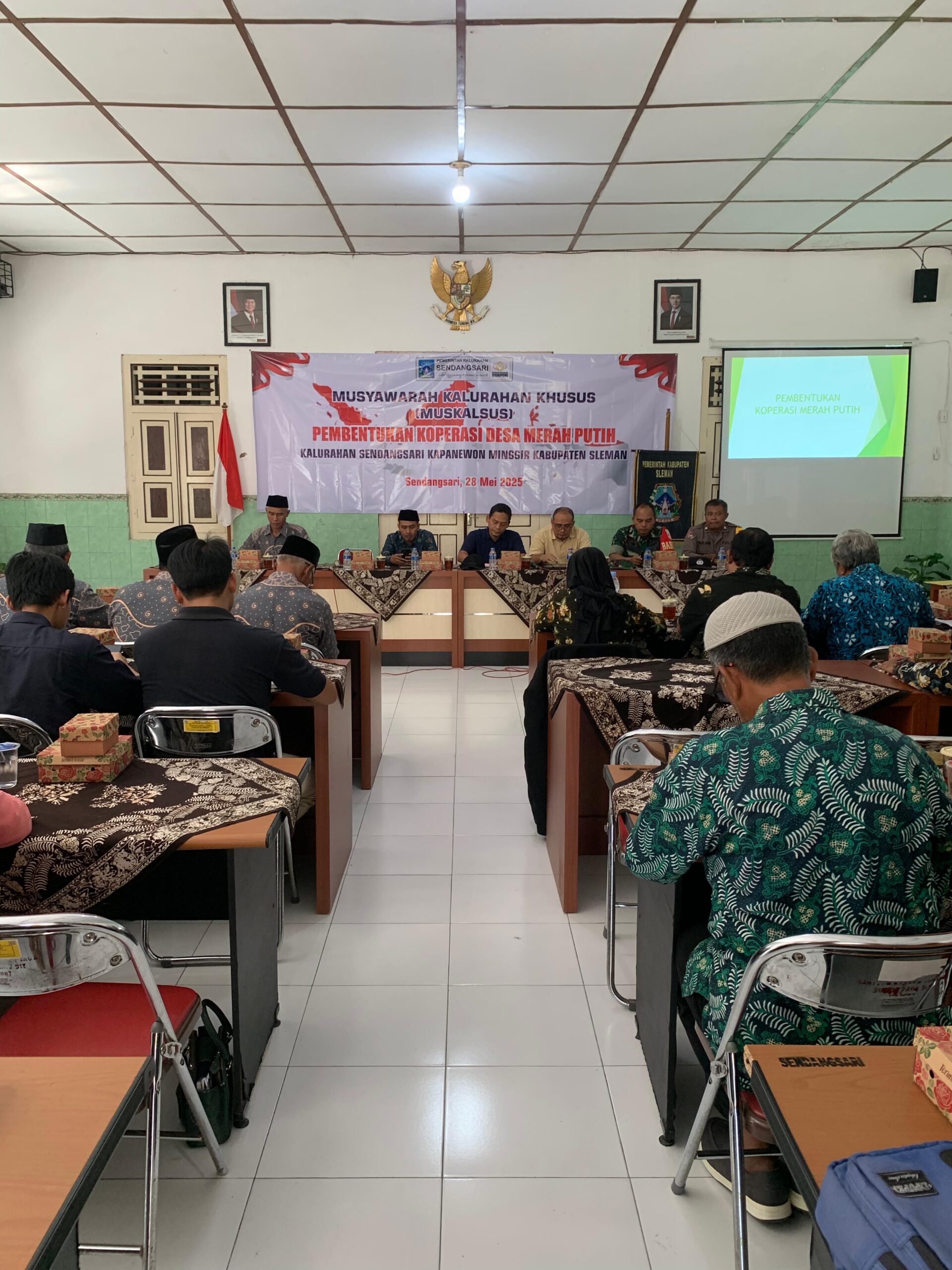Pembentukan Koperasi Desa Merah Putih Kalurahan Sendangsari