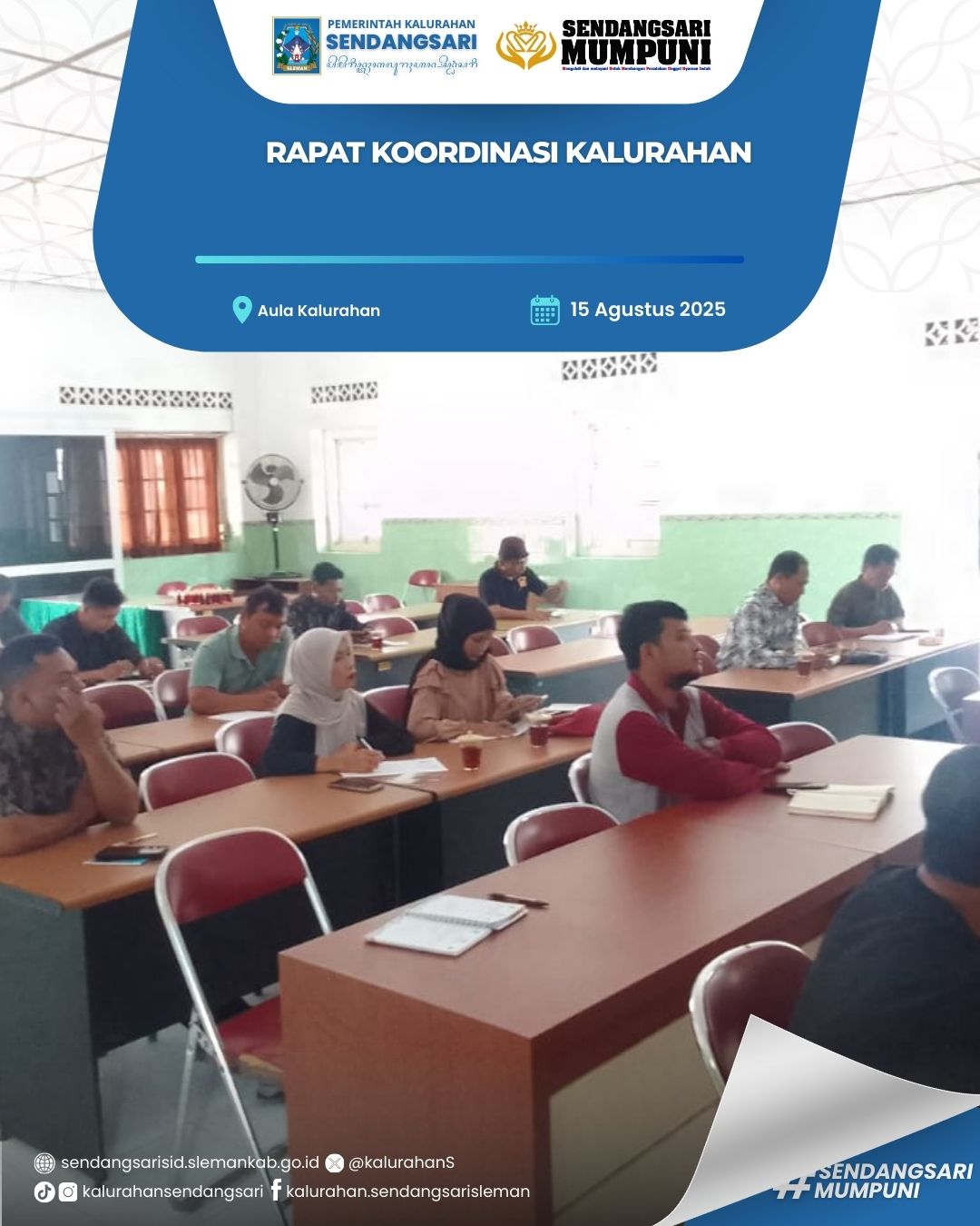 RAPAT KOORDINASI KALURAHAN SENDANGSARI