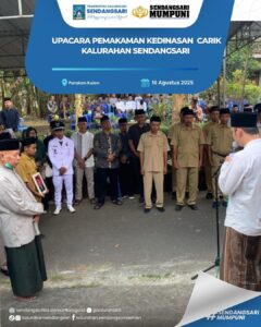 UPACARA PEMAKAMAN KEDINASAN CARIK KALURAHAN SENDANGSARI