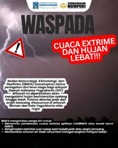 WASPADA CUACA EKSTREM