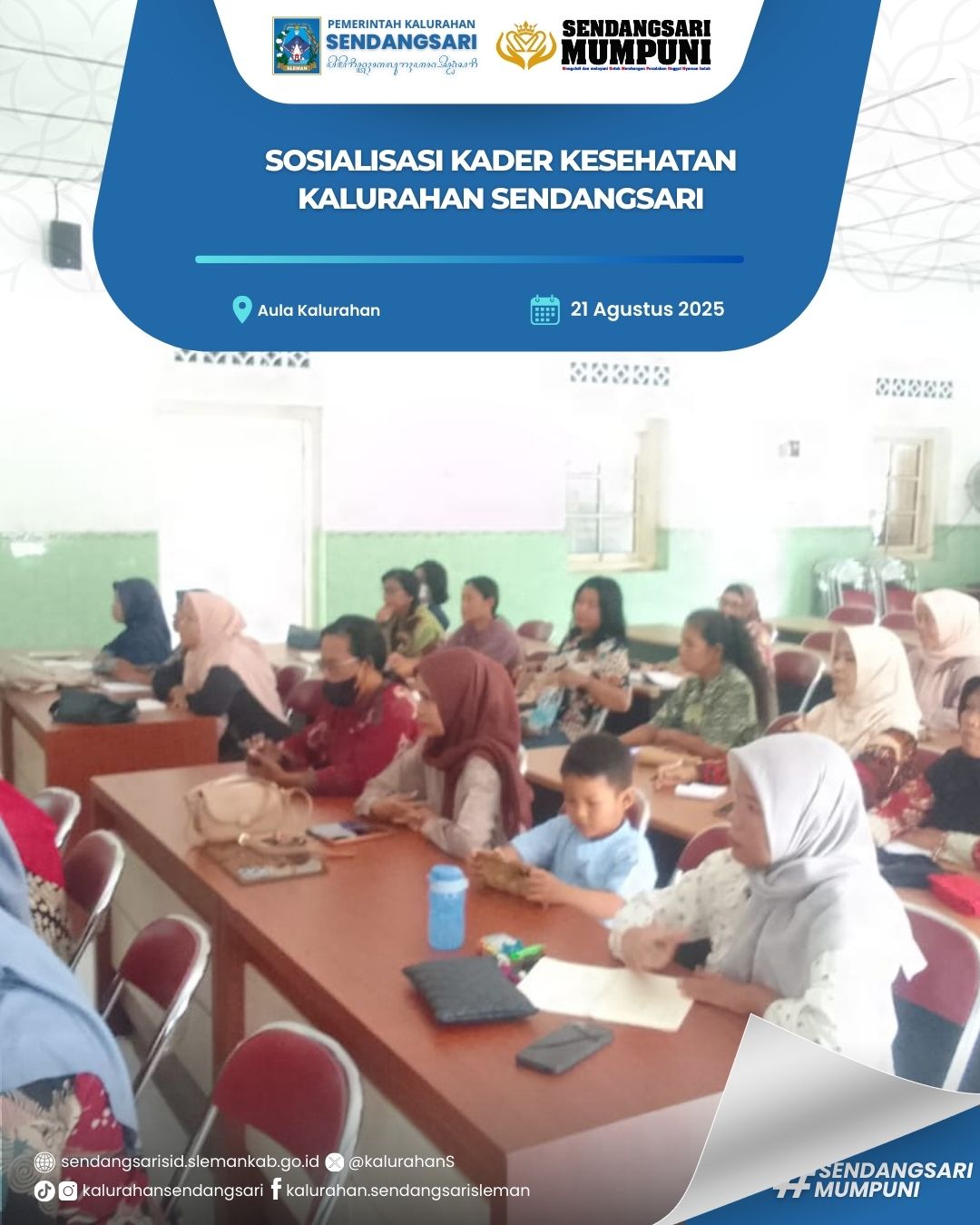 SOSIALISASI KADER KEEHATAN KALURAHAN SENDANGSARI