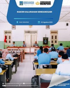 RAPAT KOORDINASI KALURAHAN SENDANGSARI