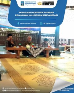 SOSIALISASI DOKUMEN STANDAR PELAYANAN KALURAHAN SENDANGSARI
