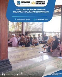 SOSIALISASI DOKUMEN STANDAR PELAYANAN KALURAHAN SENDANGSARI