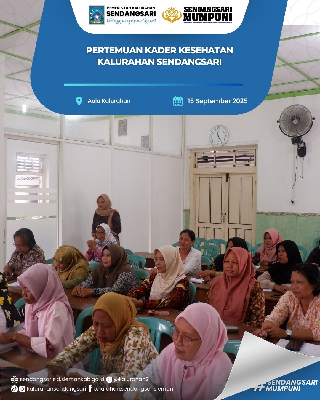 PERTEMUAN KADER KESEHATAN KALURAHAN SENDANGSARI