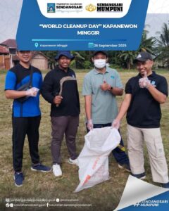 WORLD CLEANUP DAY KAPANEWON MINGGIR