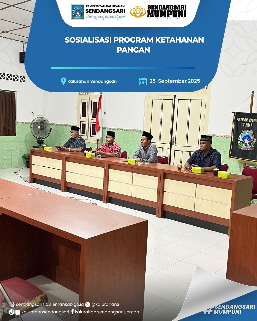 SOSIALISASI PROGRAM KETAHANAN PANGAN KALURAHAN SENDANGSARI